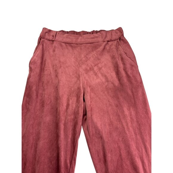 Zara Trafaluc Womens Faux Suede Lounge Spring Summer 2017 Size XS Elastic Waist - Picture 2 of 8